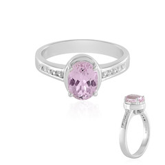 Anello in argento con Kunzite