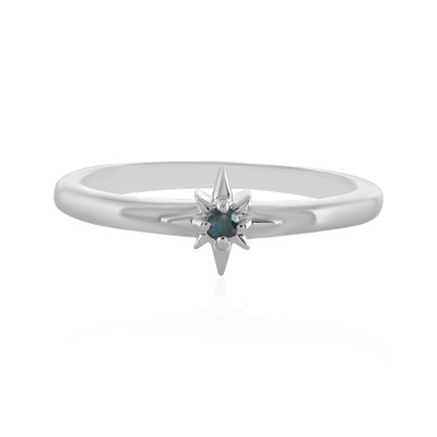 Anello in argento con Diamante Blu I3-5356RW | Gioielli Juwelo