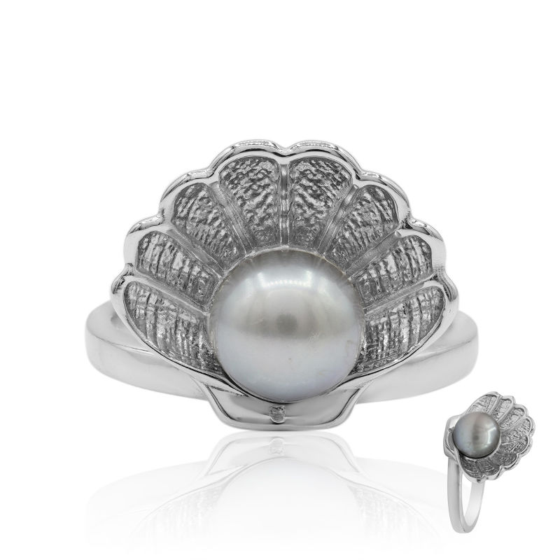 Anello in argento con Perla di Acqua Dolce (MONOSONO COLLECTION)-4792GU |  Gioielli Juwelo