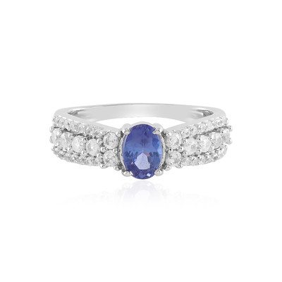 Anello in argento con Tanzanite