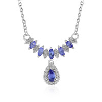 Collana in argento con Tanzanite