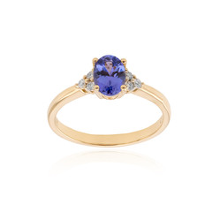 Anello in oro con Tanzanite AAA