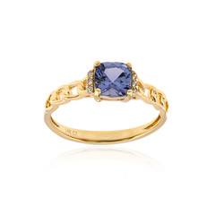 Anello in oro con Tanzanite (non riscaldata) (CIRARI)