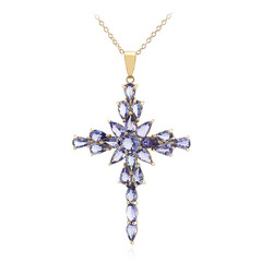 Collana in argento con Tanzanite