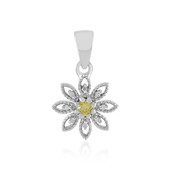 Ciondolo in argento con Diamante Giallo I3