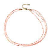 Collana in argento con Opale Rosa