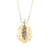 Collana in oro con Diamante Champagne I2 (Ornaments by de Melo)