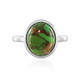 Anello in argento con Turchese Kingman Mohave Verde