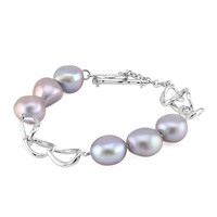 Bracciale in argento con Perla di Acqua Dolce (TPC)