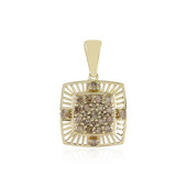 Ciondolo in oro con Diamante Champagne I2 (Ornaments by de Melo)