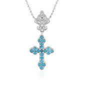 Collana in argento con Apatite Blu Neon (Dallas Prince Designs)