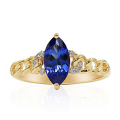 Anello in oro con Tanzanite AAA (CIRARI)