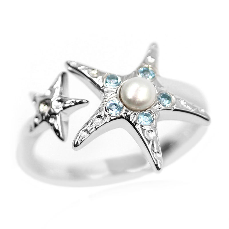 Anello in argento con Perla di Acqua Dolce-2036WN | Gioielli Juwelo