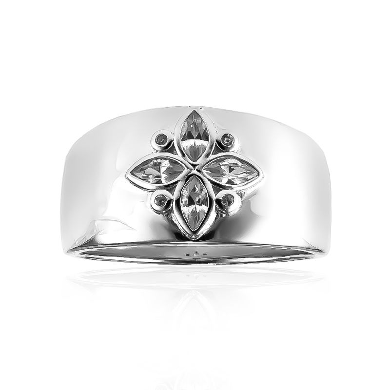 Anello in argento con Zircone-3405NZ | Gioielli Juwelo