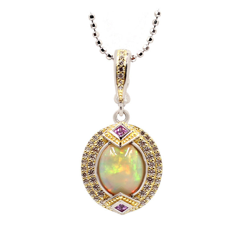 Collana in argento con Opale di Welo (Dallas Prince Designs)-8709UJ |  Gioielli Juwelo