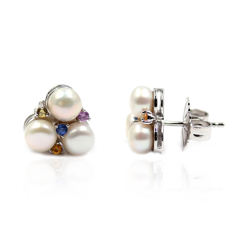 Orecchini in argento con Perla di Acqua Dolce (Dallas Prince  Designs)-1648VY | Gioielli Juwelo