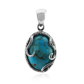 Ciondolo in argento con Turchese Kingman Mohave Blu (Art of Nature)