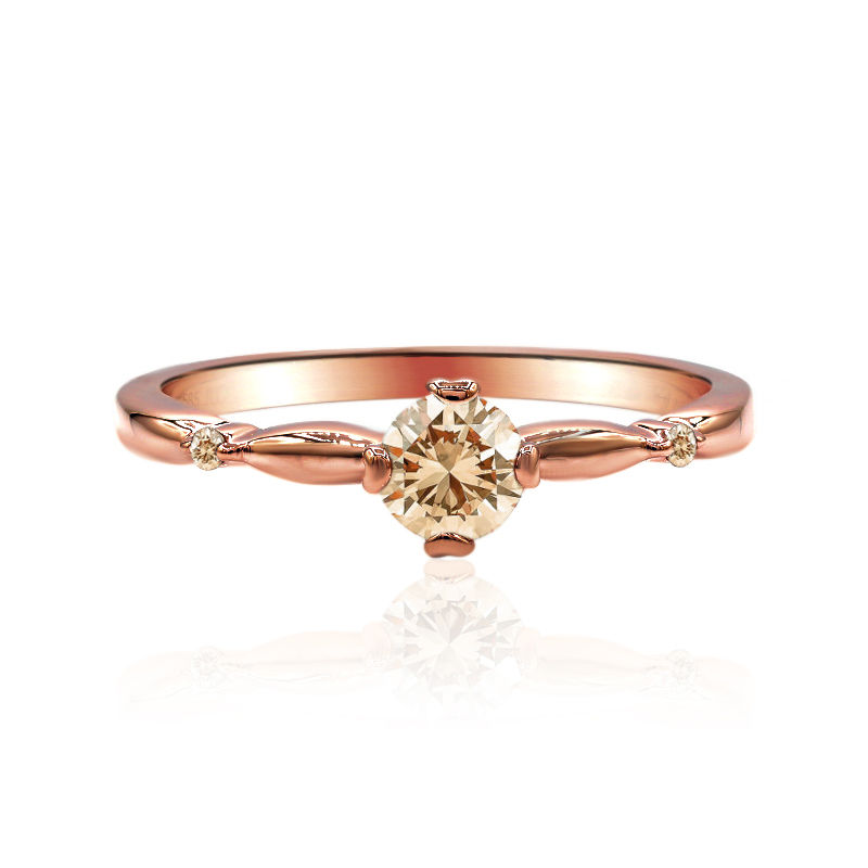Anello in oro con Diamante Rose de France SI1 di Argyle (Annette)-6622SU |  Gioielli Juwelo