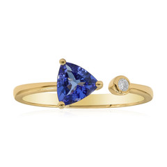 Anello in oro con Tanzanite AAA (CIRARI)