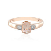 Anello in oro con Morganite