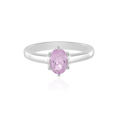 Anello in argento con Kunzite