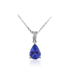 Collana in oro con Tanzanite AAA