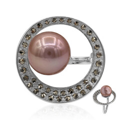 Anello in argento con Perla Ming (Annette classic)