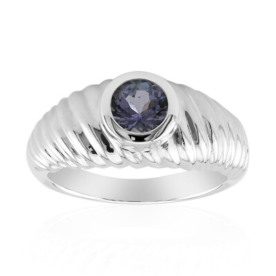 Anello in argento con Tanzanite (non riscaldata) (Pallanova)