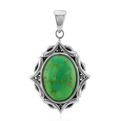 Ciondolo in argento con Turchese Kingman Mohave Verde (Art of Nature)