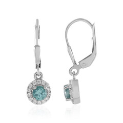 Orecchini in argento con Apatite Blu