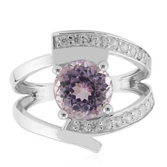 Anello in argento con Kunzite