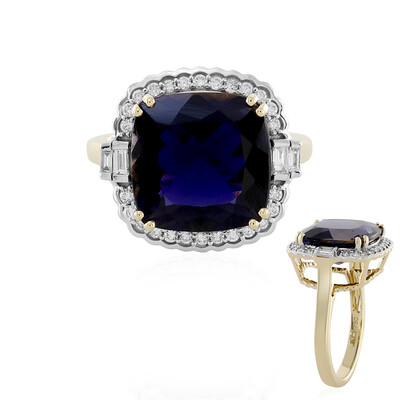 Anello in oro con Iolite Ceylon (D'vyere)