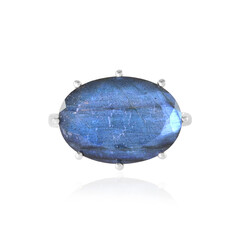 Anello in argento con Labradorite