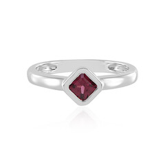 Anello in argento con Rodolite