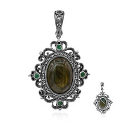 Spilla in argento con Labradorite (Annette classic)