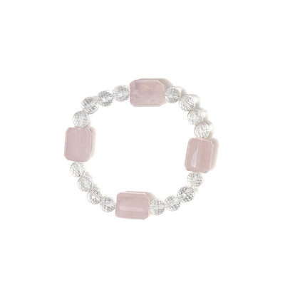 Bracciale con Quarzo Rosa