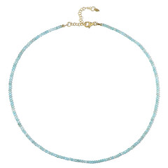 Collana in argento con Apatite Blu