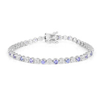 Bracciale in argento con Tanzanite