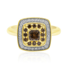 Anello in oro con Diamante Cognac d'Argyle SI1 (Mark Tremonti)