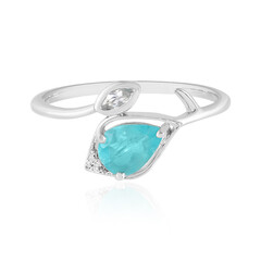 Anello in argento con Apatite Blu