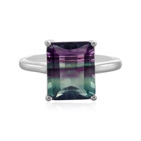 Anello in argento con Fluorite Bicolore