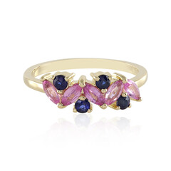 Anello in oro con Zaffiro Ceylon Rosa (Adela Gold)