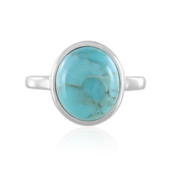 Anello in argento con Turchese Kingman Mohave Blu