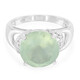 Anello in argento con Prehnite