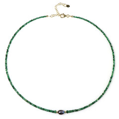 Collana in argento con Perla Mistica d'Acqua Dolce (Riya)