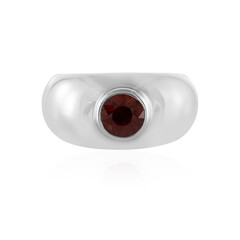 Anello da uomo in argento con Zircone Rosa