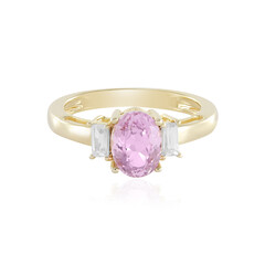 Anello in argento con Kunzite