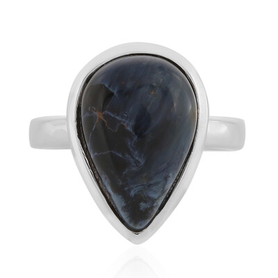 Anello in argento con Pietersite