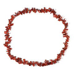 Collana con Diaspro Rosso