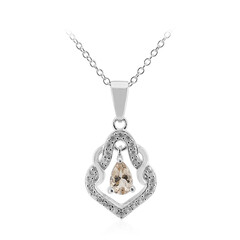 Collana in argento con Morganite